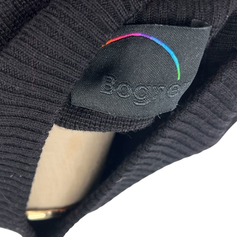 Bogner Vintage 90s‎ Ski Mock Neck Wool Blend Logo Sweater Black Size Small - Picture 11 of 13